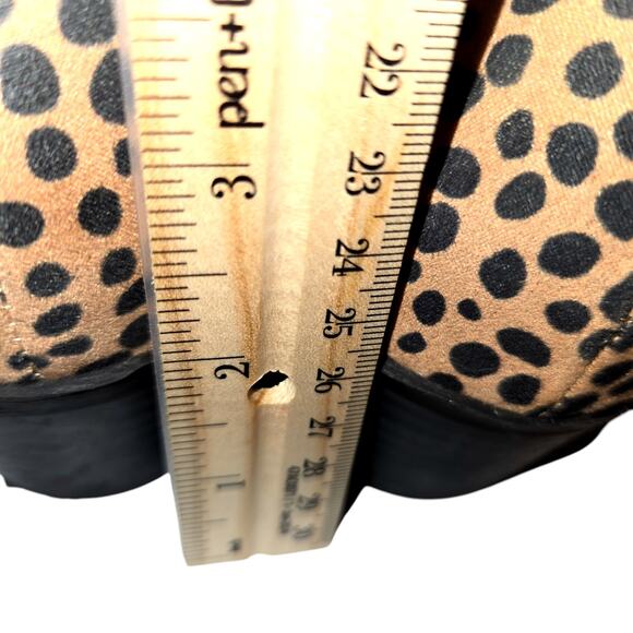 Arizona Jean Company 11 Cheetah Women's Chelsea Ankle Boots 2 Inch Heel Shoes - Picture 6 of 9